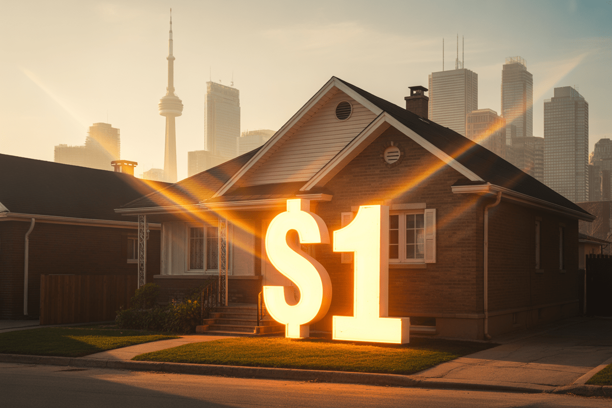 Dream House Listed for $1 in Toronto What It Means