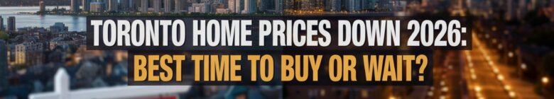 Toronto Home Prices Down 2026: Best Time to Buy or Wait?